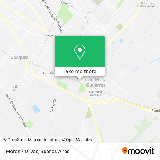 Morón / Olivos map