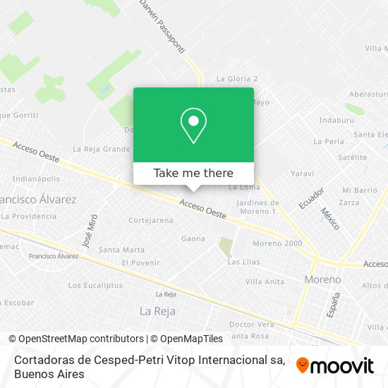 Mapa de Cortadoras de Cesped-Petri Vitop Internacional sa