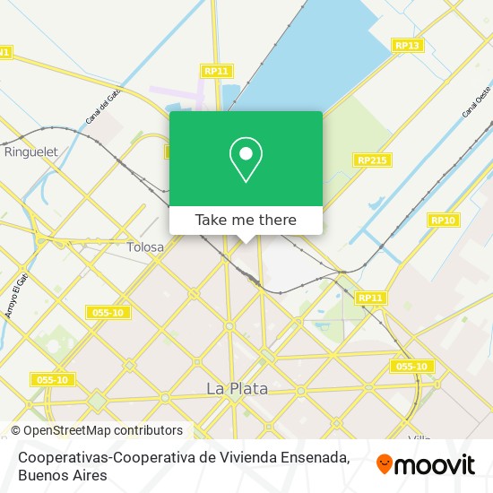 Cooperativas-Cooperativa de Vivienda Ensenada map