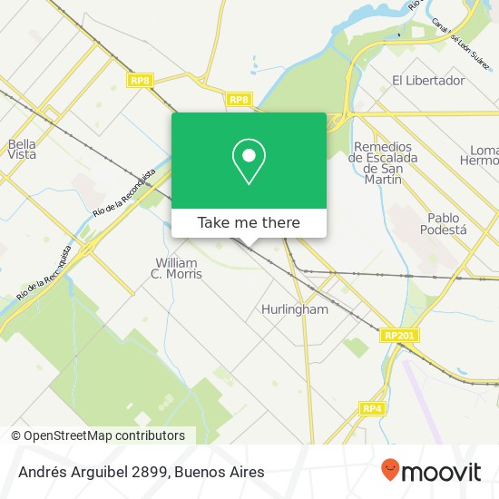 Andrés Arguibel 2899 map