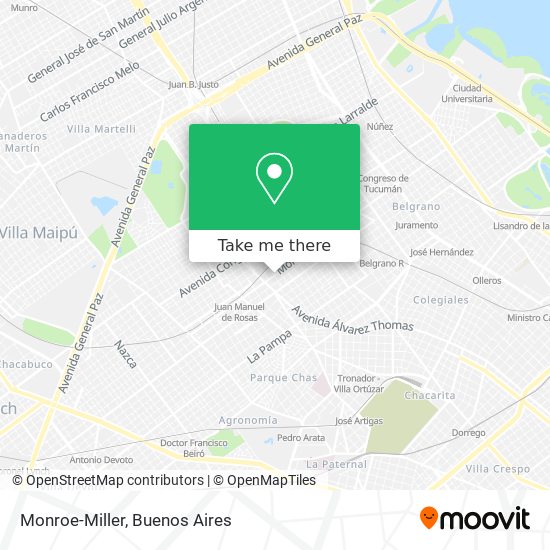 Mapa de Monroe-Miller