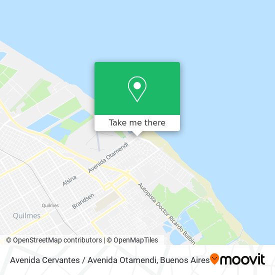 Mapa de Avenida Cervantes / Avenida Otamendi