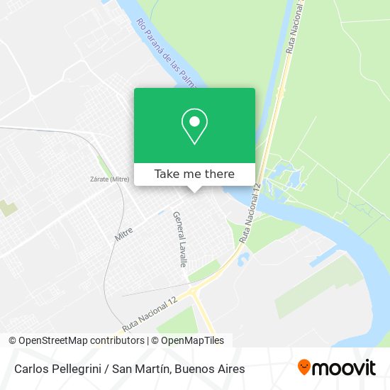 Carlos Pellegrini / San Martín map