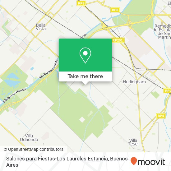 Salones para Fiestas-Los Laureles Estancia map