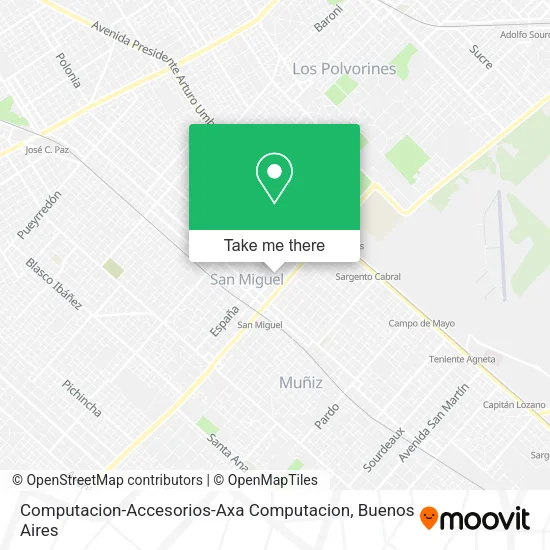 Computacion-Accesorios-Axa Computacion map