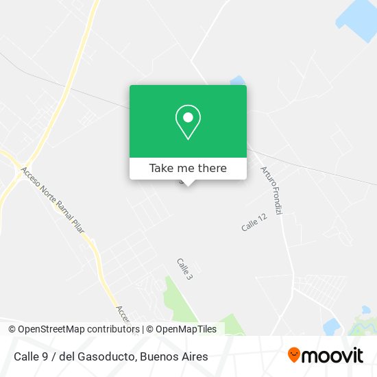 Calle 9 / del Gasoducto map
