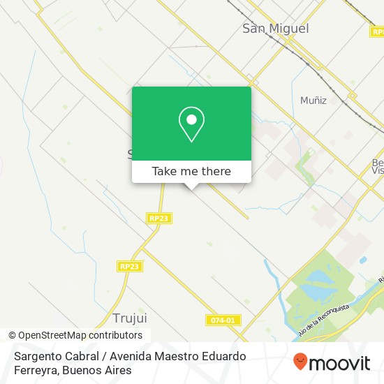 Sargento Cabral / Avenida Maestro Eduardo Ferreyra map