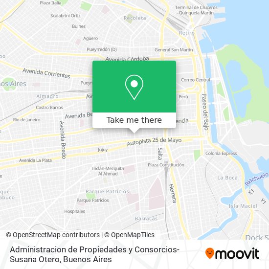 Administracion de Propiedades y Consorcios-Susana Otero map