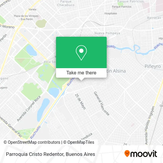 Mapa de Parroquia Cristo Redentor