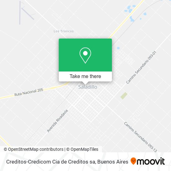 Mapa de Creditos-Credicom Cia de Creditos sa