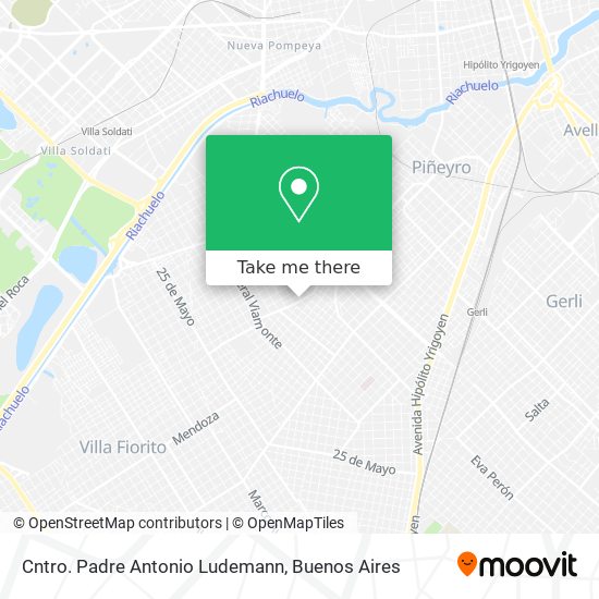 Cntro. Padre Antonio Ludemann map