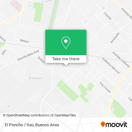 El Poncho / Itaú map