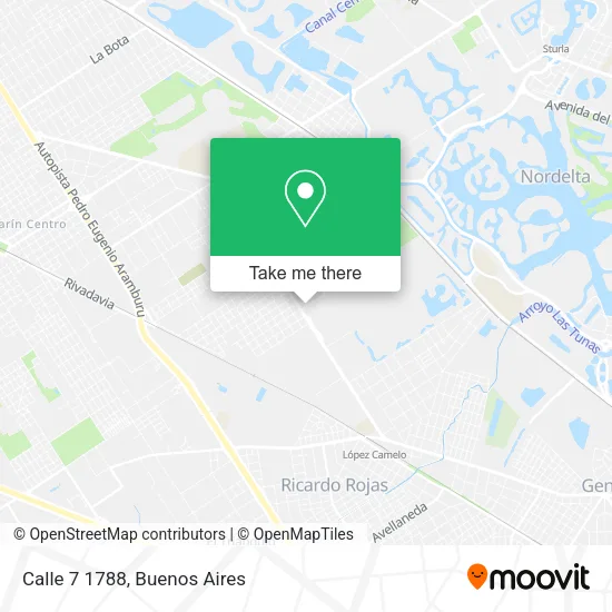 Mapa de Calle 7 1788