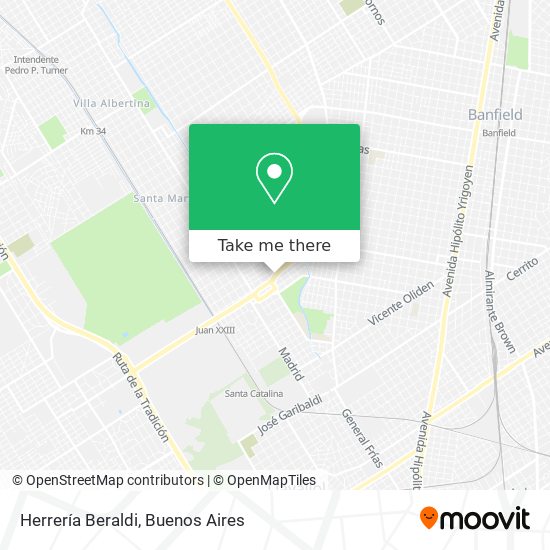 Mapa de Herrería Beraldi