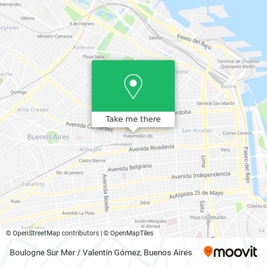 Mapa de Boulogne Sur Mer / Valentín Gómez