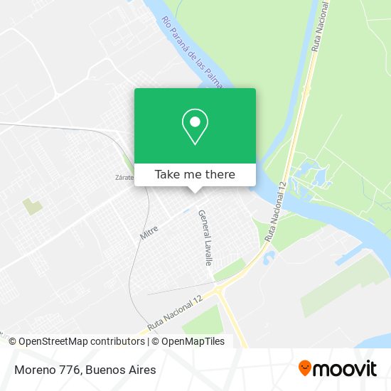 Mapa de Moreno 776