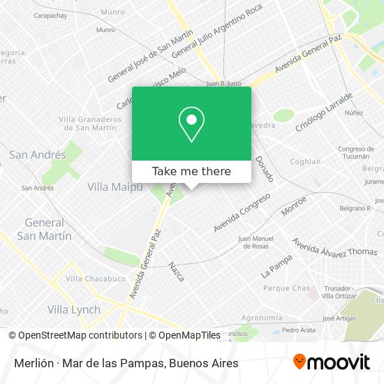 Mapa de Merlión · Mar de las Pampas