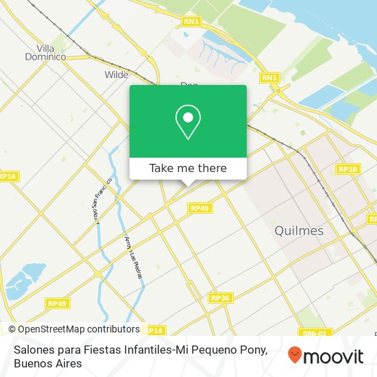 Salones para Fiestas Infantiles-Mi Pequeno Pony map