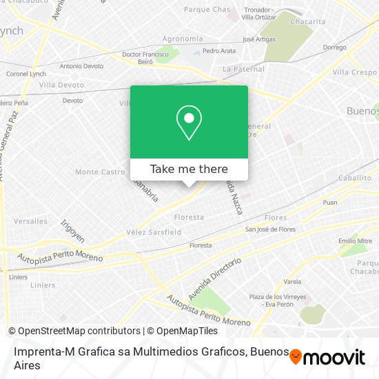 Mapa de Imprenta-M Grafica sa Multimedios Graficos