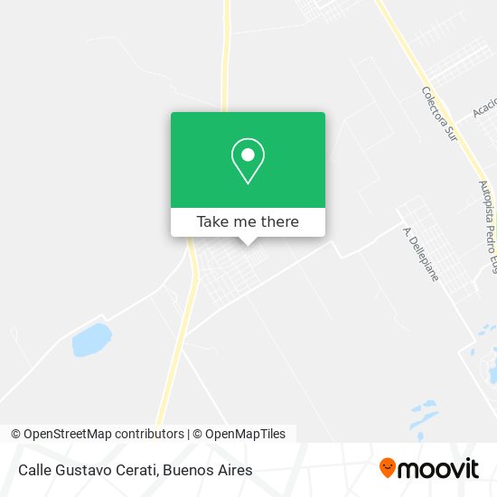 Mapa de Calle Gustavo Cerati