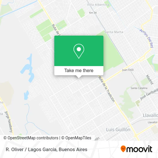 R. Oliver / Lagos García map