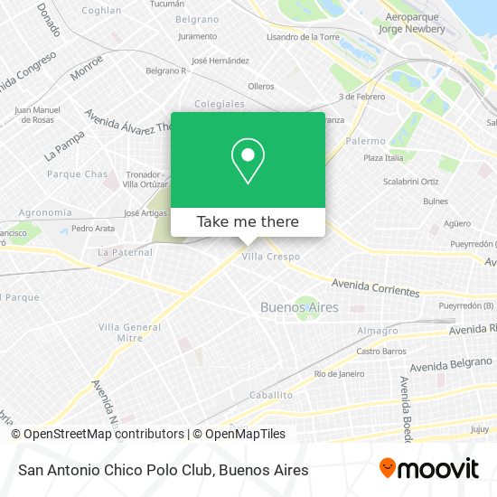 San Antonio Chico Polo Club map