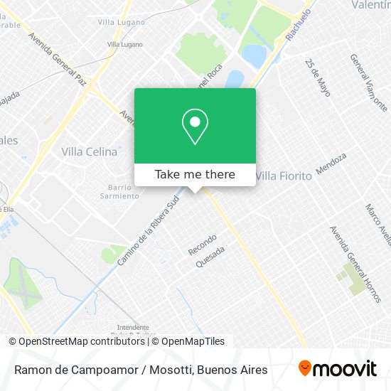 Mapa de Ramon de Campoamor / Mosotti