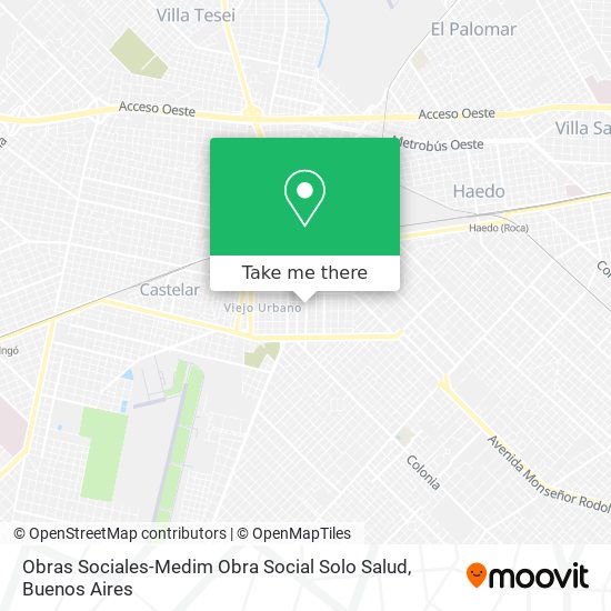 Mapa de Obras Sociales-Medim Obra Social Solo Salud