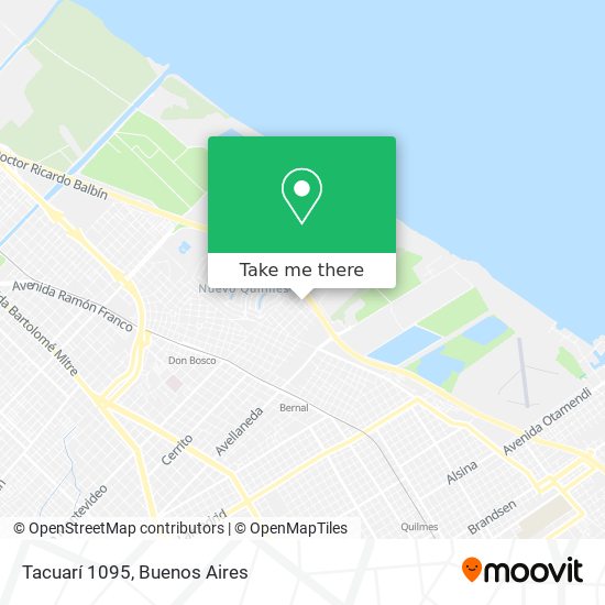 Mapa de Tacuarí 1095