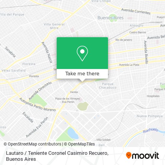 Lautaro / Teniente Coronel Casimiro Recuero map