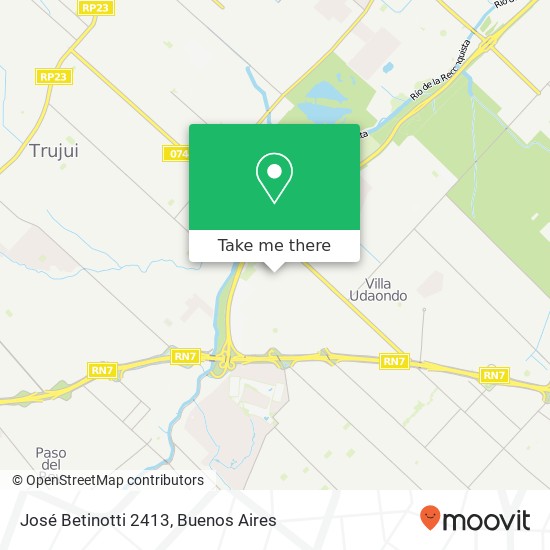 José Betinotti 2413 map