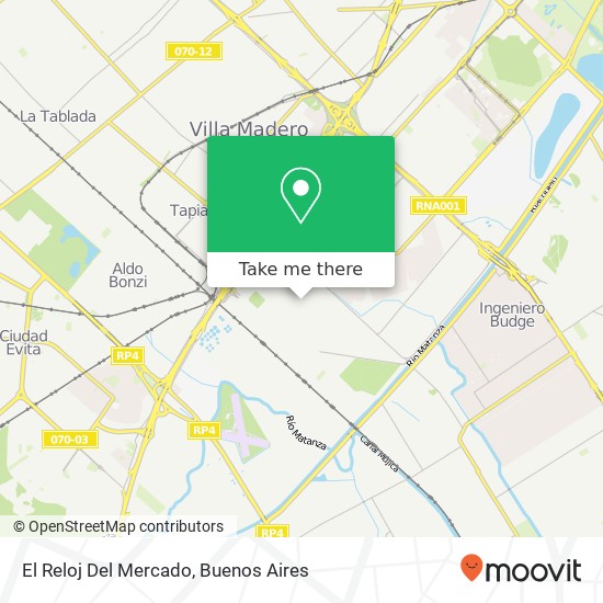 El Reloj Del Mercado map