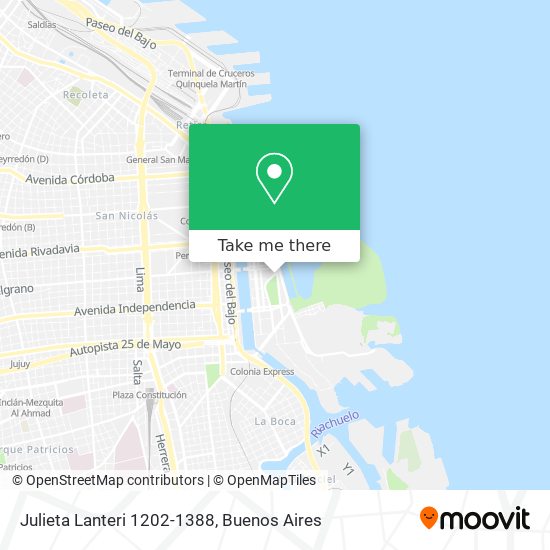 Julieta Lanteri 1202-1388 map