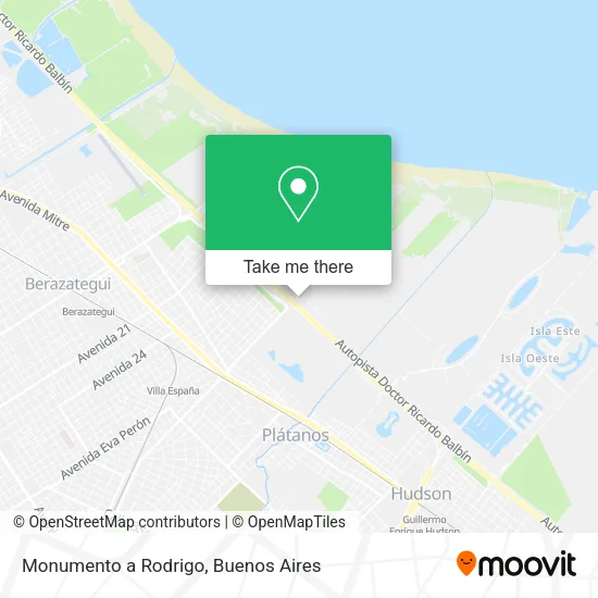 Monumento a Rodrigo map