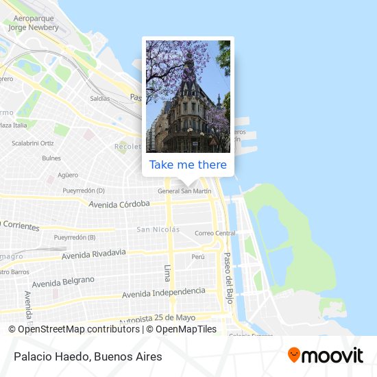Mapa de Palacio Haedo
