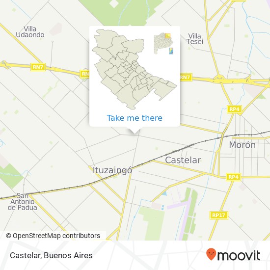 Castelar map