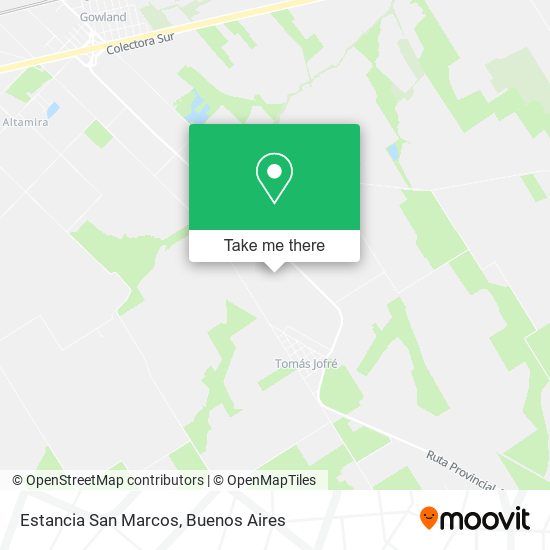 Mapa de Estancia San Marcos