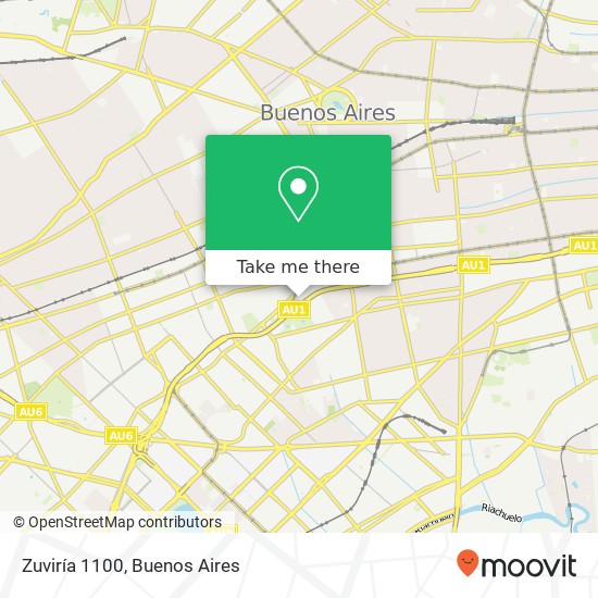 Zuviría 1100 map