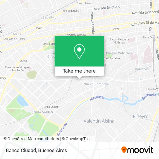 Banco Ciudad map