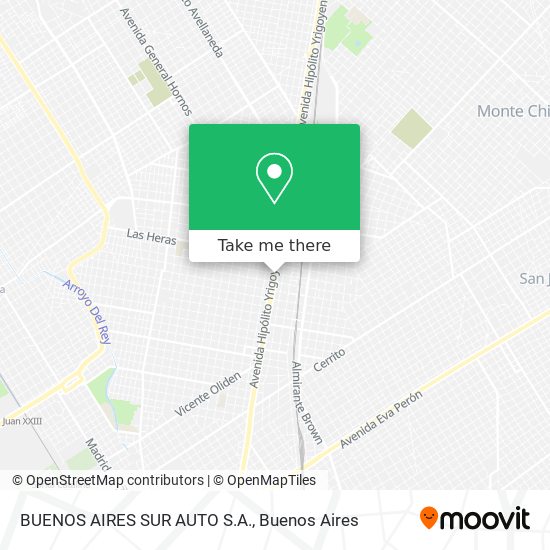 BUENOS AIRES SUR AUTO S.A. map