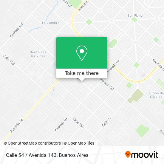 Mapa de Calle 54 / Avenida 143