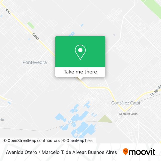 Avenida Otero / Marcelo T. de Alvear map