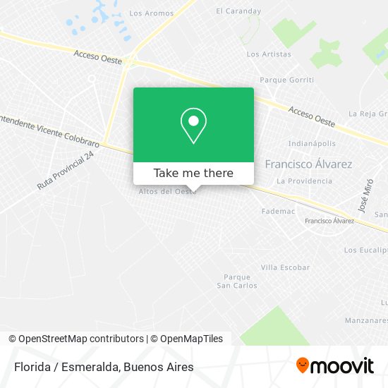 Florida / Esmeralda map