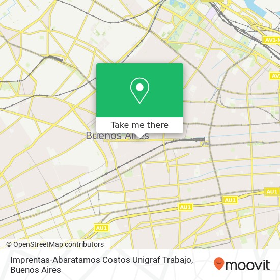 Imprentas-Abaratamos Costos Unigraf Trabajo map