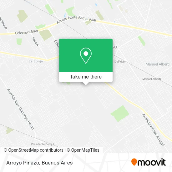 Mapa de Arroyo Pinazo