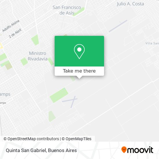Mapa de Quinta San Gabriel