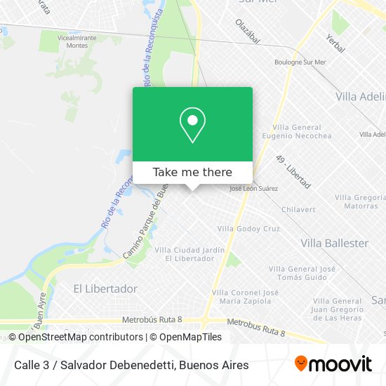 Calle 3 / Salvador Debenedetti map