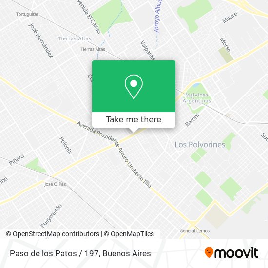 Mapa de Paso de los Patos / 197