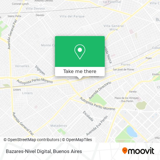 Mapa de Bazares-Nivel Digital