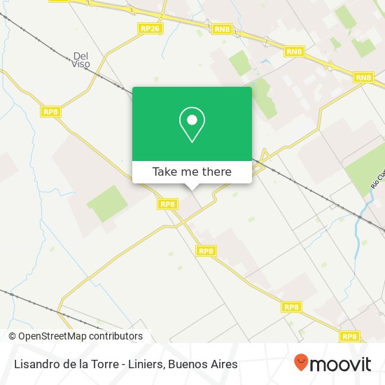 Mapa de Lisandro de la Torre - Liniers